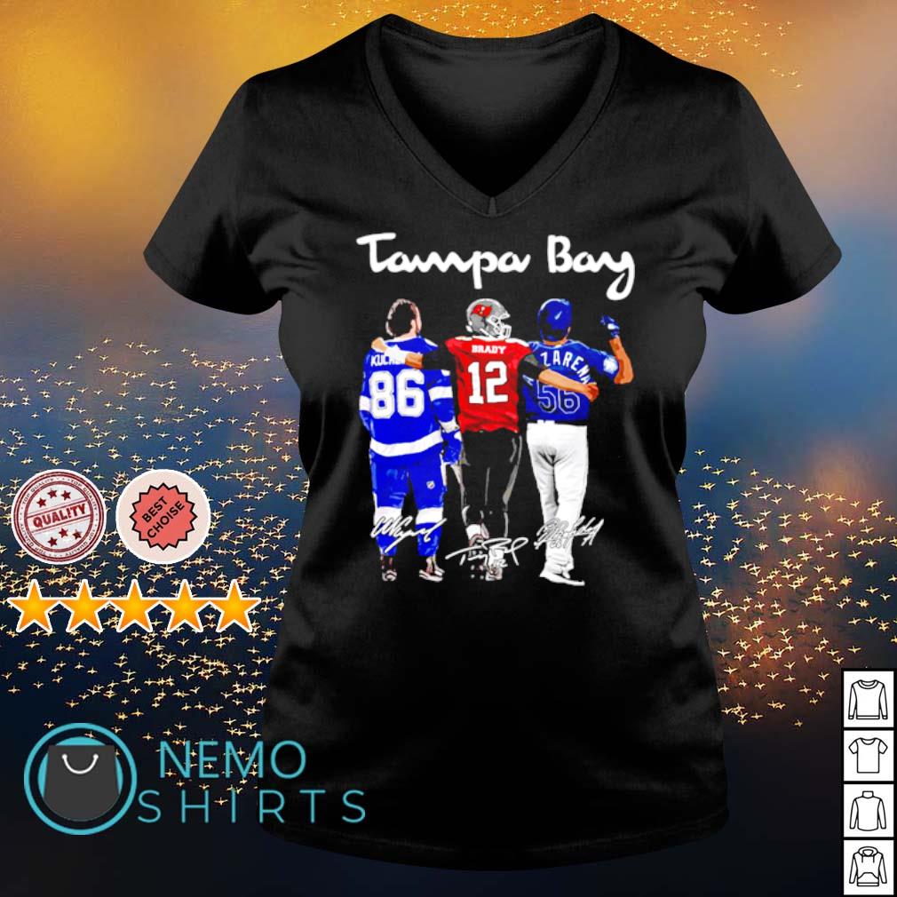 Tampa Bay Kucherov Brady Arozarena signatures shirt, hoodie, tank top,  sweater and long sleeve t-shirt