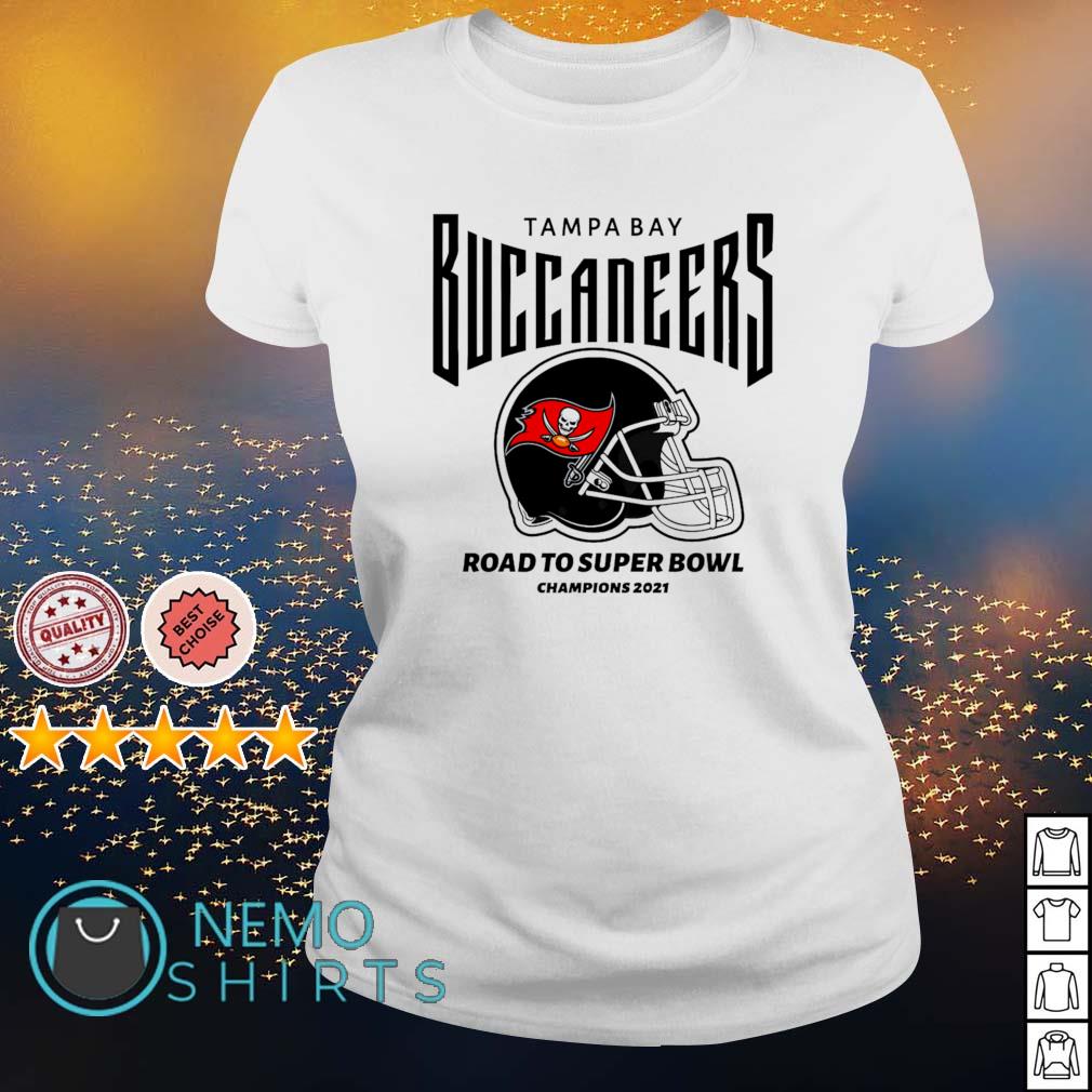 Tampa Bay Buccaneers road to super bowl champions 2021 shirt, hoodie,  sweater and v-neck t-shirt