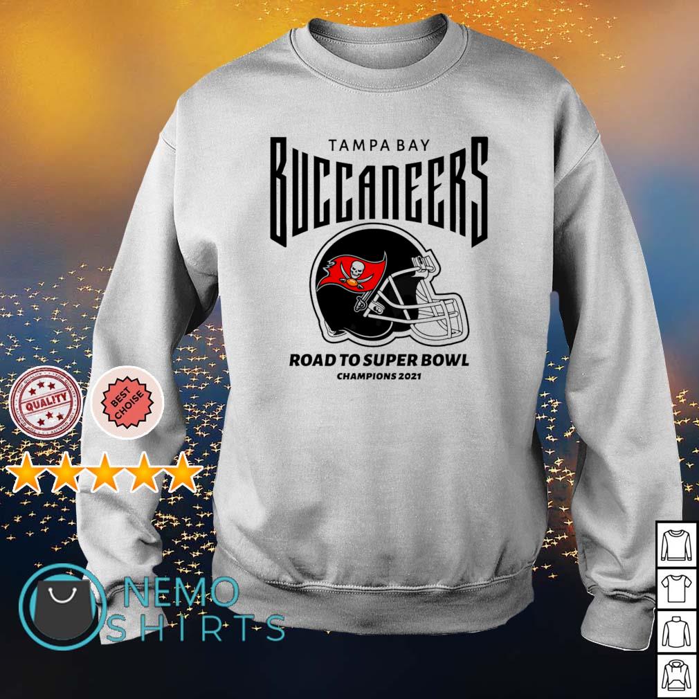 Tampa Bay Buccaneers road to super bowl champions 2021 shirt, hoodie,  sweater and v-neck t-shirt