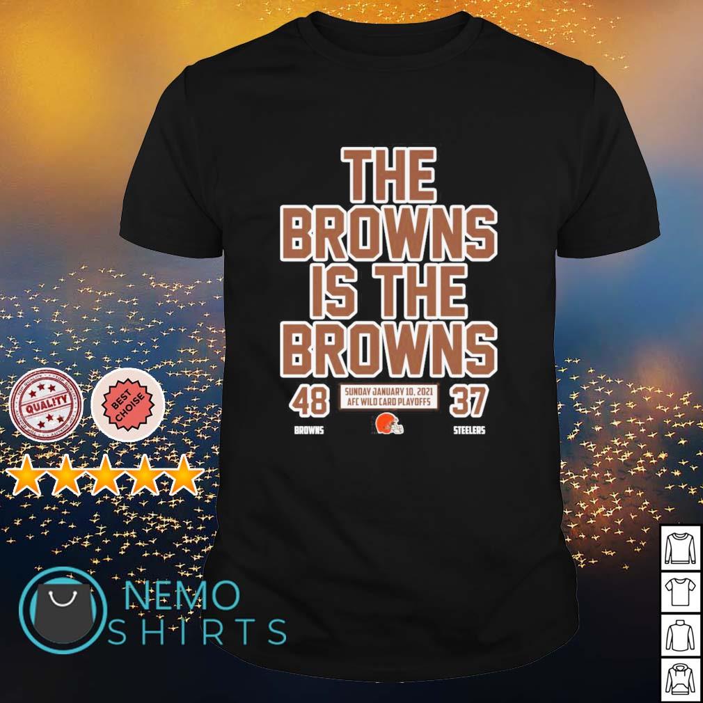 The Browns is the Browns AFC wild card playoffs Browns vs Steelers