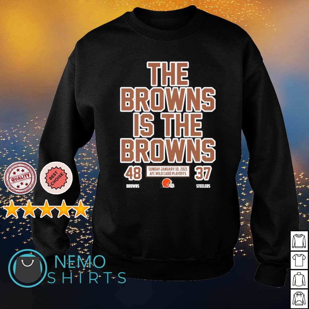 Official Browns vs Steelers T-shirt, hoodie, sweater, long sleeve