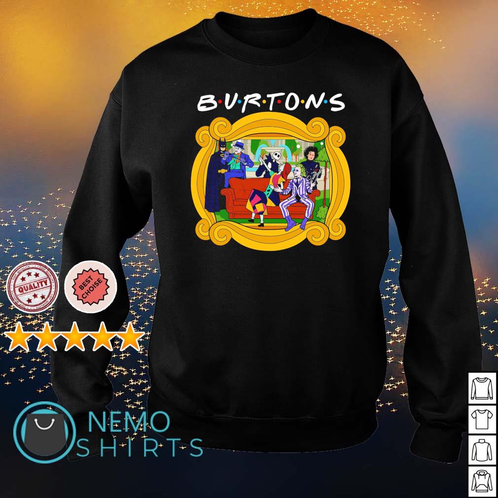 Tim Burton characters friends the one with the Burtons shirt