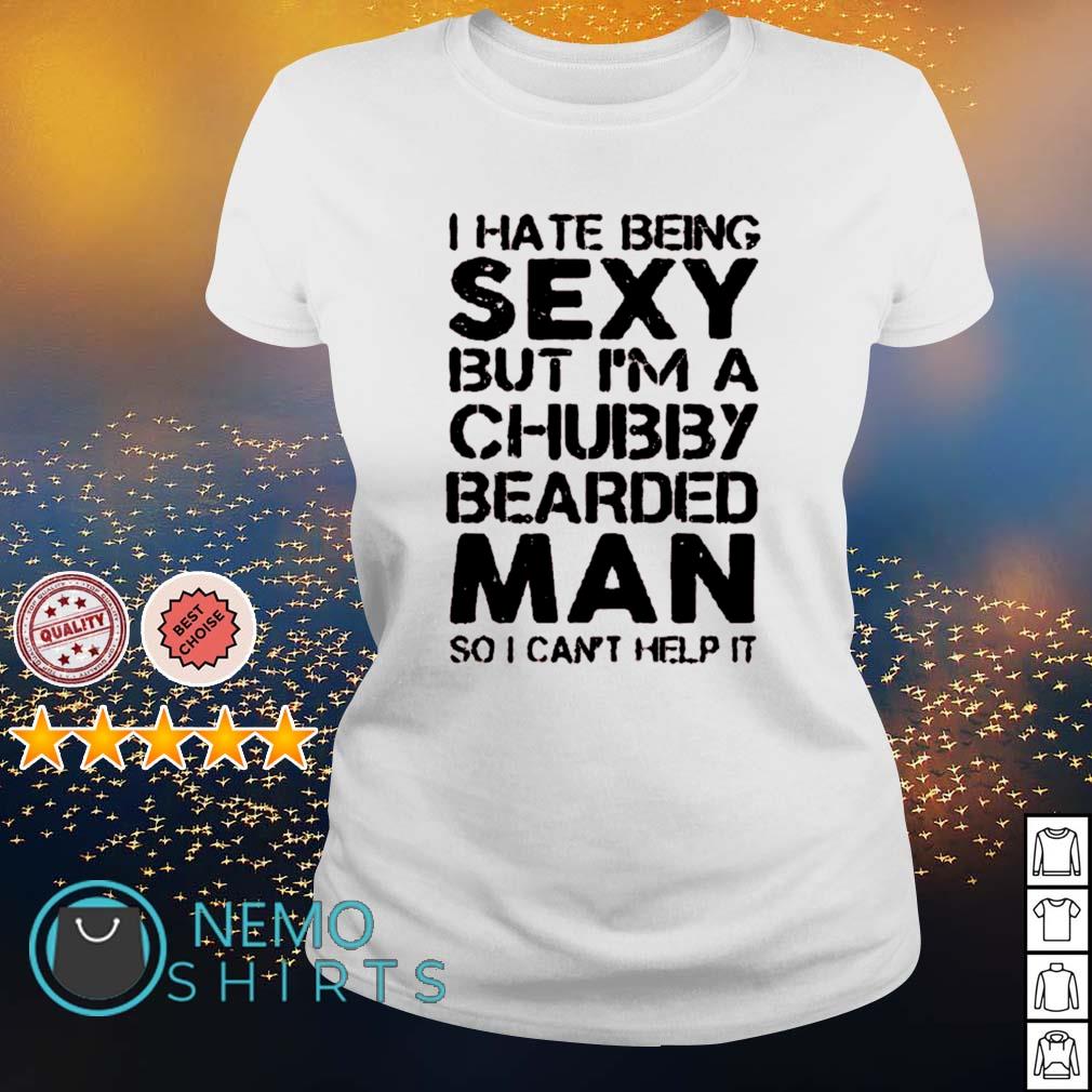 chubby bearded man t shirt