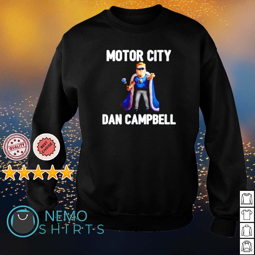 Official motor City Dan Campbell Shirt, hoodie, sweater, long