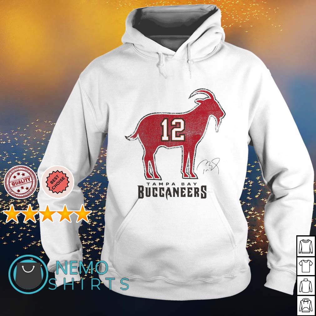 Tampa Bay Buccaneers Tom Brady GOAT shirt, hoodie, sweater, long sleeve and  tank top